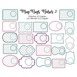 Stickserie ITH - Mug Rugs Basics 2